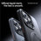 For iPhone 12 Pro  /  iPhone 12 Phone Case Kickstand Matte Back Cover Compatible with MagSafe - Black - 3