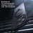 For iPhone 12 Pro  /  iPhone 12 Phone Case Kickstand Matte Back Cover Compatible with MagSafe - Black - 7