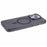 X-LEVEL Misty Series For iPhone 16 Pro Case Compatible with MagSafe Translucent Back PC+Glass Phone Cover - Matte Black - 7