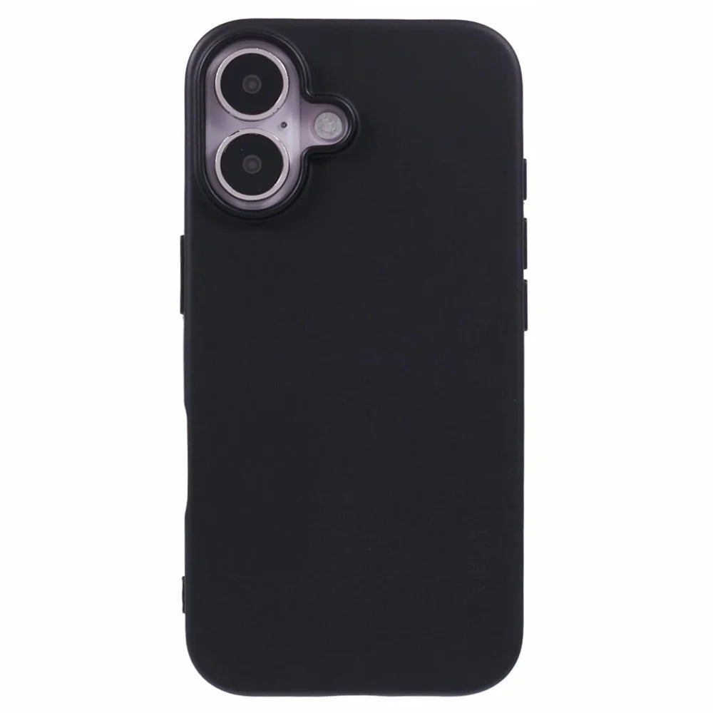 X-LEVEL Guardian Series For iPhone 16 Plus Case Soft TPU Frosted Protective Phone Cover - Black - 3