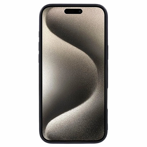 X-LEVEL Bojue-3 Series For iPhone 16 Case Anti-Scratch Leather Coated PC+TPU Back Cover - Grey - 2