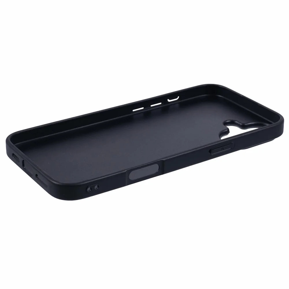 X-LEVEL Bojue-3 Series For iPhone 16 Case Anti-Scratch Leather Coated PC+TPU Back Cover - Grey - 4