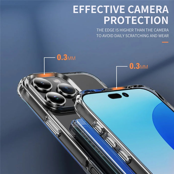 For iPhone 16 Pro Max Case Protective TPU Phone Cover with Card Holder - 5