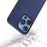 ABEEL For iPhone 16 Pro Max Case Litchi Texture Genuine Cow Leather+PC Phone Cover - Blue - 2