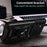 For Samsung Galaxy M35 5G Case with Slide Camera Lid PC+TPU Kickstand Phone Cover - Black - 4