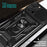 For iPhone 16 Pro Max Case with Slide Camera Lid PC+TPU Kickstand Phone Cover - Black - 5