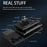 For Samsung Galaxy S24 FE Case PC+TPU Kickstand Phone Back Cover with Camera Slider - Black - 6