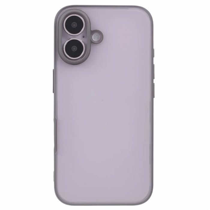 X-LEVEL For iPhone 16 Case PC+TPU Matte Finish Protective Phone Cover - Grey - 3