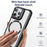 For iPhone 15 Pro Max Case Compatible with MagSafe Lens Frame Kickstand Acrylic+TPU Phone Cover - Black - 5