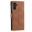 For Samsung Galaxy A16 5G / A16 4G Leather Case Splicing Stitching Wallet Stand Phone Cover with Strap - Brown - 7
