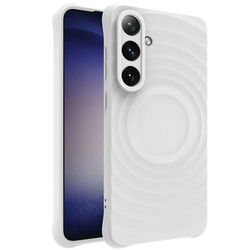 IMAK UC-6 Series for Samsung Galaxy S24 FE Case Matte TPU Anti-Scratch Phone Cover - Matte White - 1