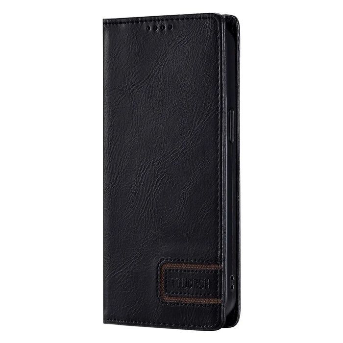TTUDRCH Style 007 For Samsung Galaxy A16 5G / A16 4G Leather Case RFID Blocking Wallet Stand Phone Cover - Black - 7