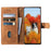 For Samsung Galaxy A16 5G / A16 4G Leather Case RFID Blocking Wallet Stand Phone Cover with Strap - Brown - 2