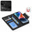 For iPhone 14 Ultra-thin Detachable Drop-proof Magnetic Clasp Leather Wallet Phone Case Shell - Black - 2