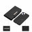 For iPhone 14 Ultra-thin Detachable Drop-proof Magnetic Clasp Leather Wallet Phone Case Shell - Black - 3
