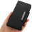 For iPhone 14 Ultra-thin Detachable Drop-proof Magnetic Clasp Leather Wallet Phone Case Shell - Black - 7