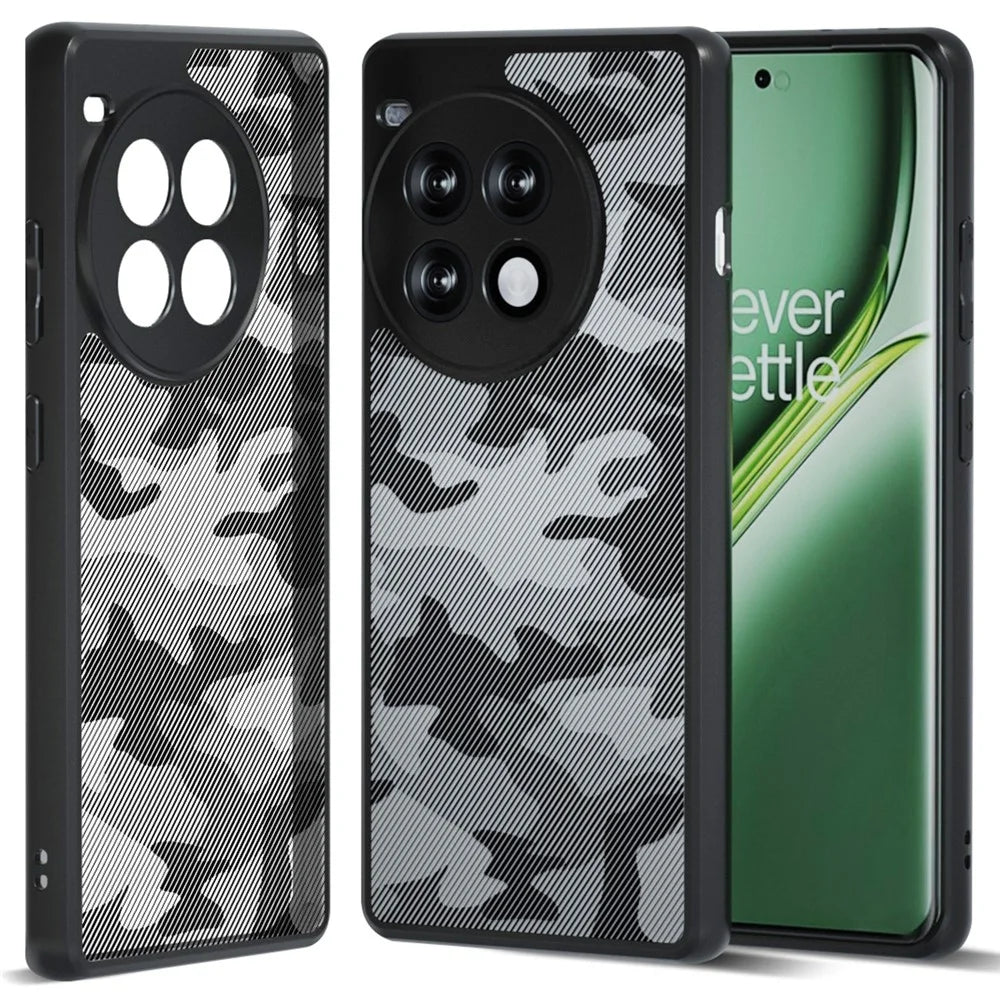 IBMRS For OnePlus Ace 3 Pro 5G Case Protective Hybrid TPU + PC Phone Cover - Artistic Camouflage - 1
