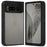 IBMRS For Google Pixel Fold Case TPU + PC Dual Layer Shockproof Phone Cover - Transparent Black - 1
