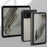IBMRS For Google Pixel Fold Case TPU + PC Dual Layer Shockproof Phone Cover - Transparent Black - 2