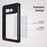 IBMRS For Google Pixel Fold Case TPU + PC Dual Layer Shockproof Phone Cover - Transparent Black - 3