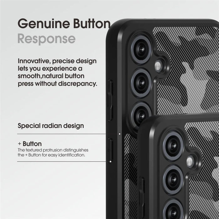 IBMRS For Samsung Galaxy S24 FE Case TPU + PC Armor Shockproof Phone Cover - Artistic Camouflage - 4