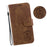 For Samsung Galaxy A06 4G Wallet Case Tiger Imprint Leather Shockproof Phone Cover - Brown - 5