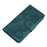 For Samsung Galaxy A06 4G Case Tiger Imprint Leather Wallet Phone Cover - Green - 4