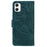 For Samsung Galaxy A06 4G Case Tiger Imprint Leather Wallet Phone Cover - Green - 7