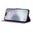 For iPhone 16 Plus Case Butterflies Flower Leather Wallet Flip Phone Cover - Purple - 3