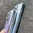 For iPhone 14 Pro Max Magnetic Case Glitter Shockproof TPU + PC Phone Cover Bling Rhinestone - Purple - 4