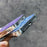 For iPhone 13 Pro Magnetic Case Protective TPU + PC Glitter Sparkly Phone Cover - Purple - 5