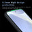 For Samsung Galaxy S24 FE Case Skin-Touch TPU + PC Matte Phone Back Cover, Transparent Black - 6