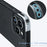 For iPhone 16 Pro Case Skin-Touch TPU + PC Matte Phone Back Cover, Transparent Black - 3