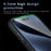 For iPhone 16 Pro Case Skin-Touch TPU + PC Matte Phone Back Cover, Transparent Black - 6
