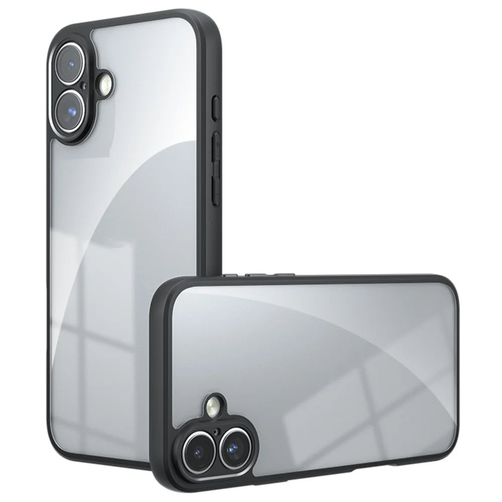 For iPhone 16 Case TPU+PC Shockproof Phone Cover - 1