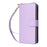 R20 For iPhone 15 Pro Max Case Zipper Pocket PU Leather Cover with 9 Card Slots - Purple - 5