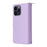R20 For iPhone 14 Pro Case Zipper Pocket PU Leather Cover with 9 Card Slots - Purple - 6