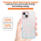 For iPhone 14 / 13 Magnetic Case Silky Touch TPU+PC Anti-Drop Phone Cover - Gradient Pink Blue - 5
