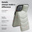 For iPhone 14 Case Case Compatible with MagSafe RFID Blocking Card Slot Leather Back Cover - Grey - 6