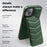 For iPhone 15 Plus Case Compatible with MagSafe RFID Blocking Card Slot Kickstand Phone Cover - Green - 6