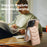For iPhone 15 Pro Max Magnetic Case RFID Blocking Card Slot Kickstand Leather Back Phone Cover - Pink - 2