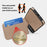 For iPhone 15 Pro Max Magnetic Case RFID Blocking Card Slot Kickstand Leather Back Phone Cover - Pink - 3