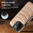 For iPhone 15 Pro Max Magnetic Case RFID Blocking Card Slot Kickstand Leather Back Phone Cover - Pink - 4