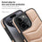 For iPhone 15 Pro Max Magnetic Case RFID Blocking Card Slot Kickstand Leather Back Phone Cover - Pink - 7