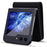 For Samsung Galaxy Z Flip7 FE 5G / Z Flip6 5G Case Rhombus Pattern Leather Phone Cover - Black - 3