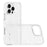 For iPhone 16 Pro Case PC Back TPU+TPE Frame Glitter Clear Sparkly Phone Cover - 3