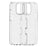 For iPhone 16 Pro Case PC Back TPU+TPE Frame Glitter Clear Sparkly Phone Cover - 6