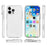 For iPhone 16 Pro Case PC Back TPU+TPE Frame Glitter Clear Sparkly Phone Cover - 7