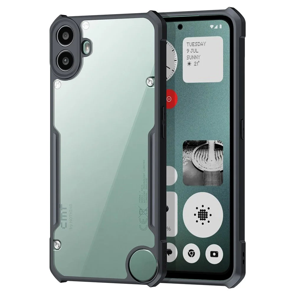 XUNDD For Nothing CMF Phone 1 Case TPU + Acrylic Slim Fit Clear Back Cover - 1