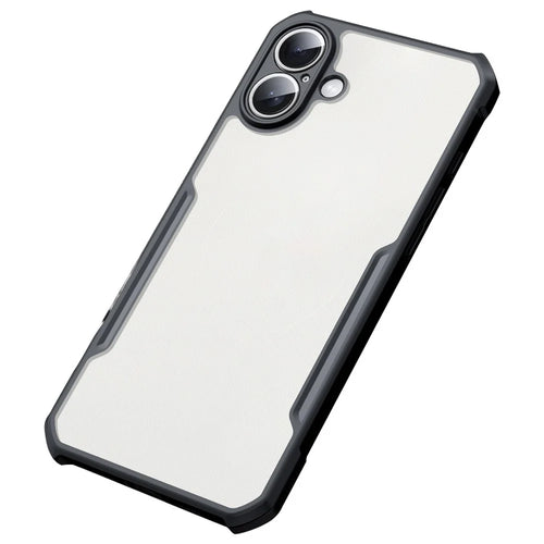 XUNDD For iPhone 16 Case Soft TPU + Acrylic Transparent Back Panel Phone Cover - 1